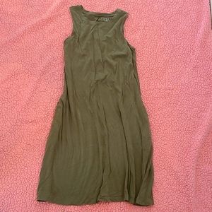 Time and Tru Small Green Sleeveless Dress